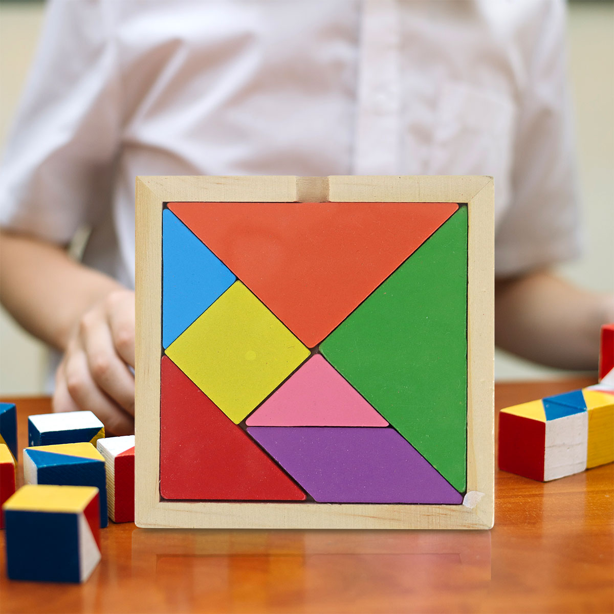 Tangram Rompezabezas de Colores