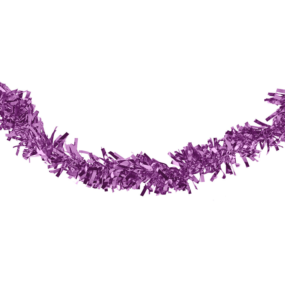 Guirnalda Navideña de Tinsel color Morado, 2m