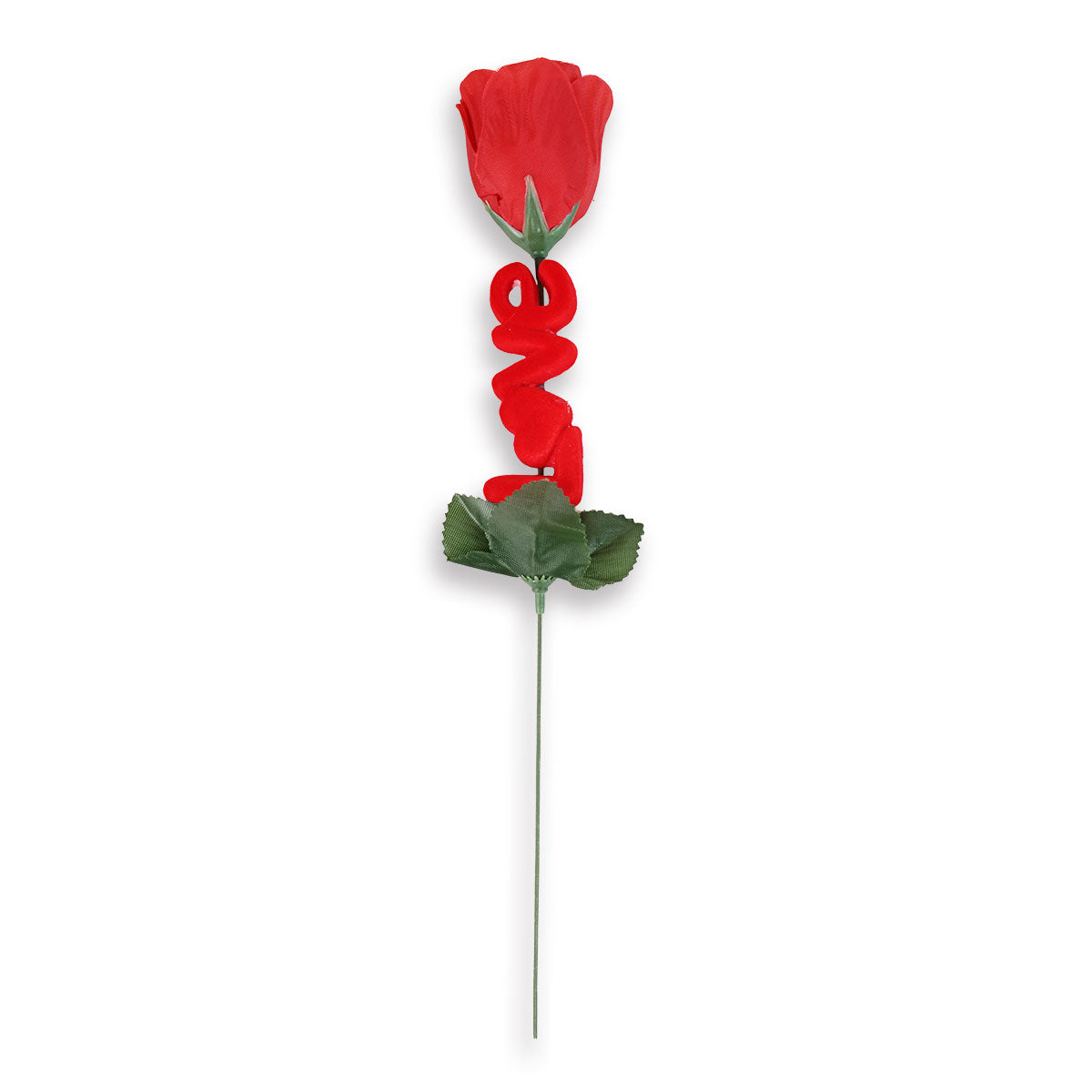 Rosa Artificial Love Color Rojo