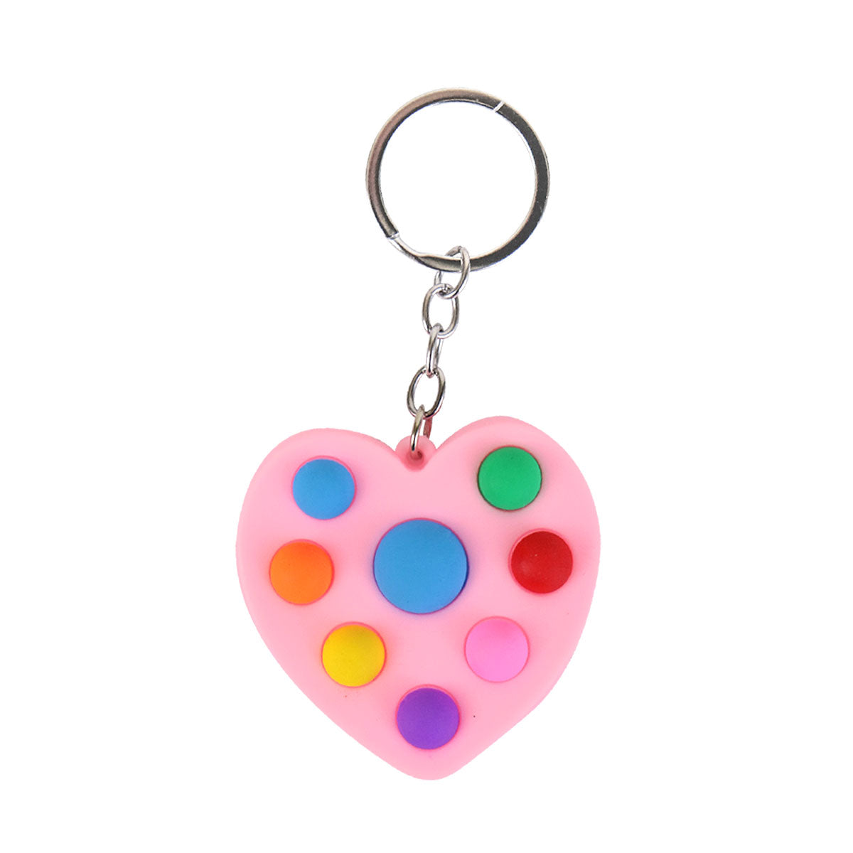 Llavero de Corazón San Valentín Color Rosa