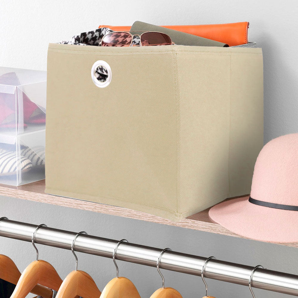 Caja de Multiusos de Tela color Beige