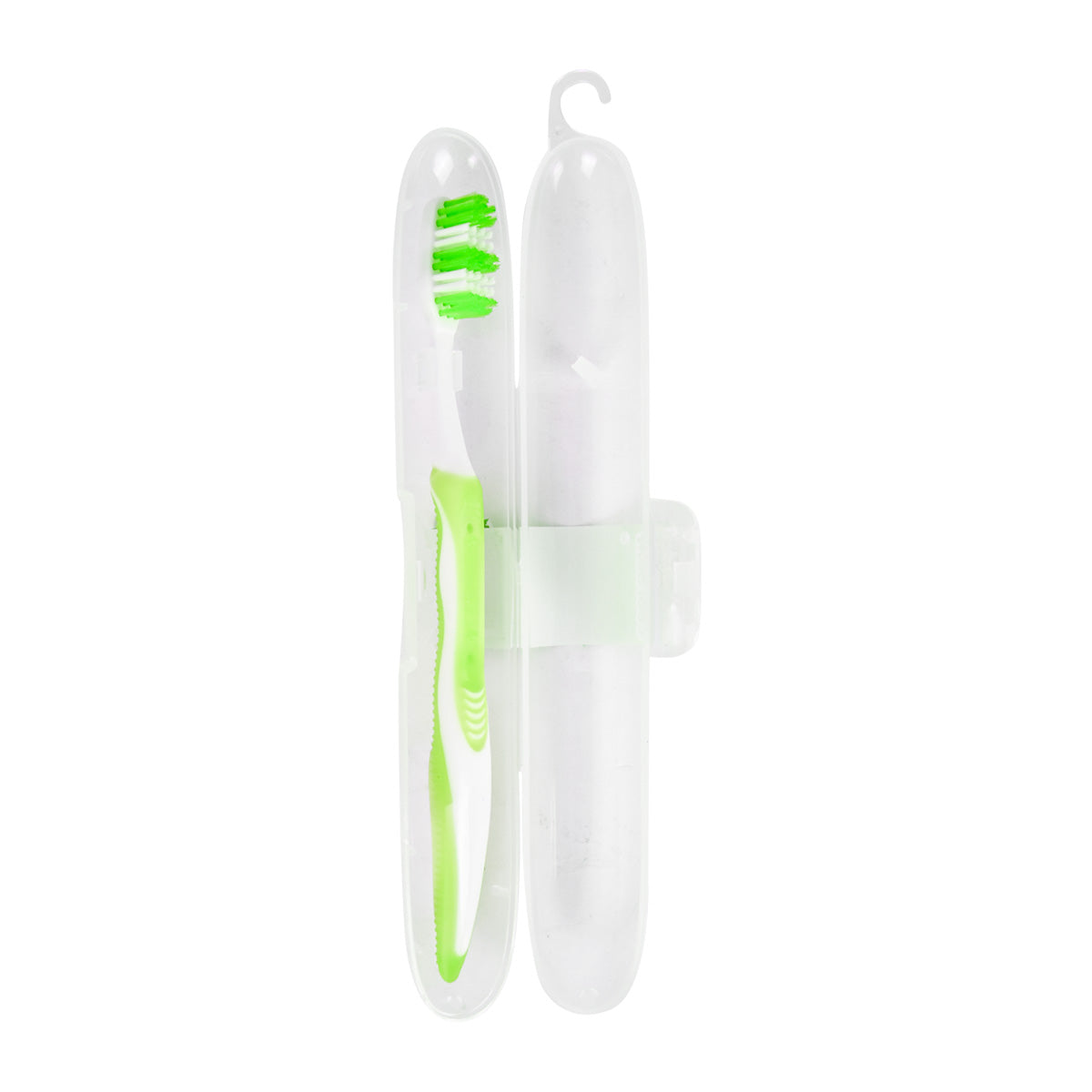 Cepillo de Viaje con Estuche Verde