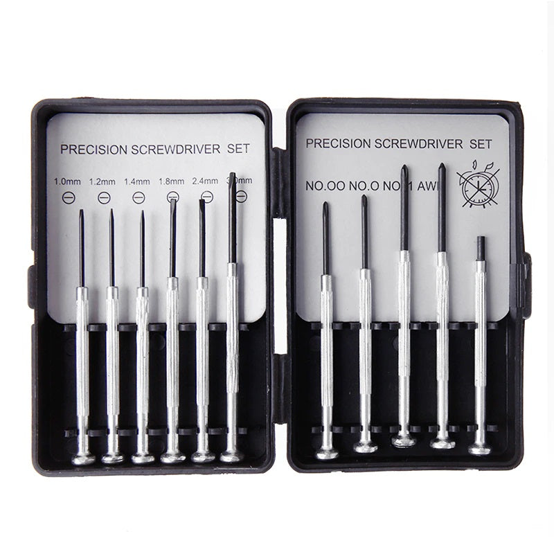 Set de desarmadores de precisión 11 piezas