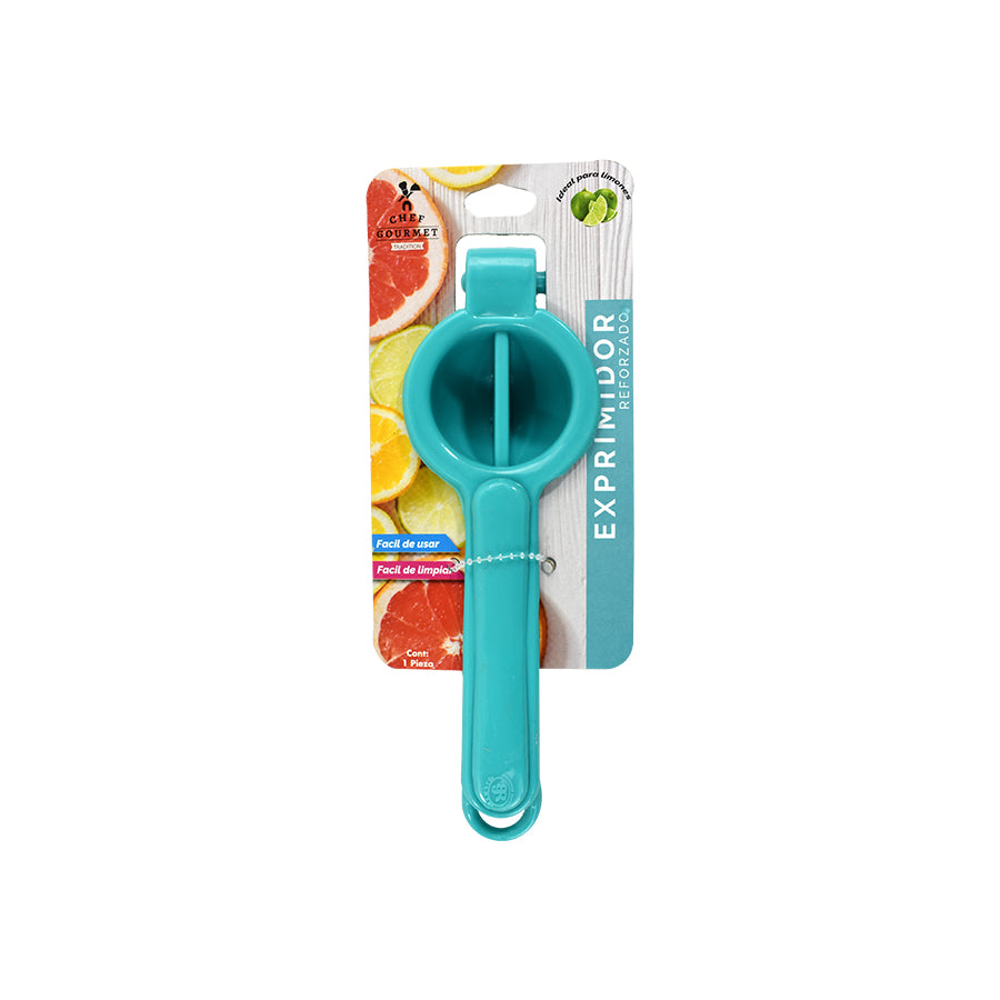 Exprimidor de Plástico 20cm color Aqua