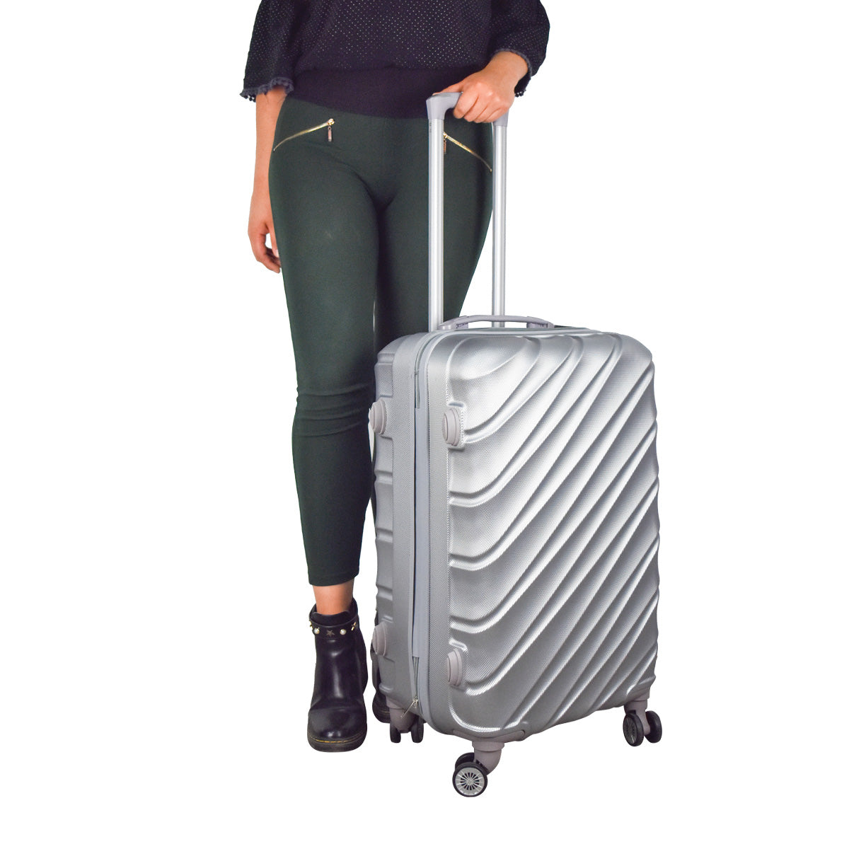 Maleta de Viaje Inox 43x26x65 cm