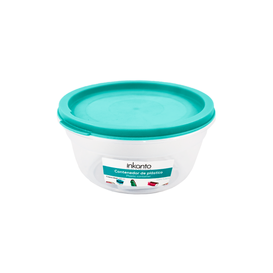 Bote para Refri 620ml color Aqua