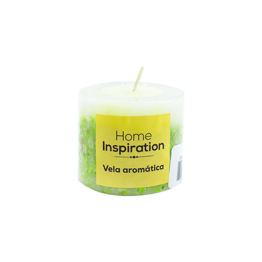 Vela Aromática Piedras Verde