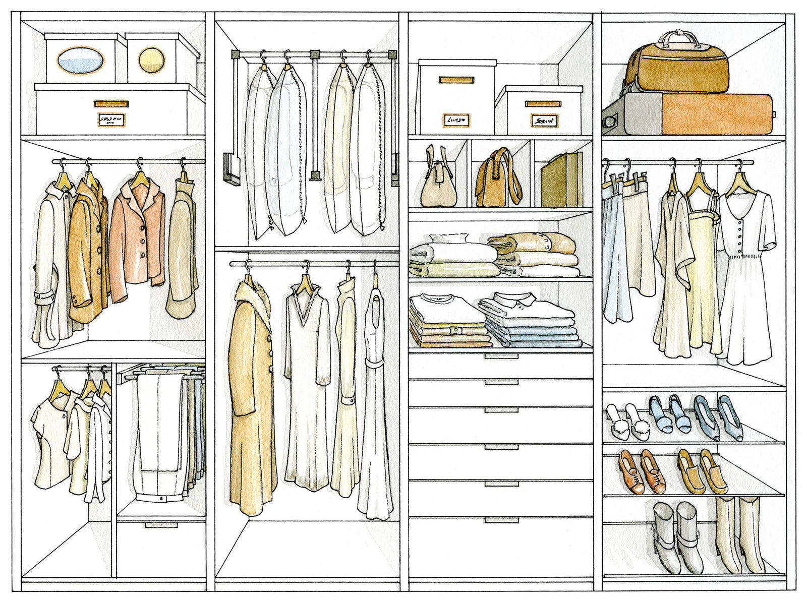 Organiza tu clóset con estos tips