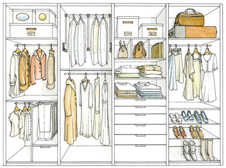 Organiza tu clóset con estos tips