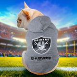 Sudadera de los Raiders para Perro, Gris