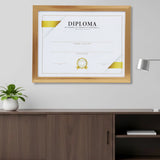 Porta Documento, Madera, Color Dorado
