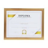 Porta Documento, Madera, Color Dorado