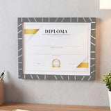Porta Documento, Marco Gris y Plata