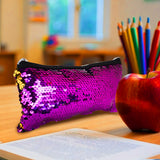 Lapicera, Lentejuelas, Color Morado