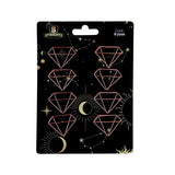 Clips con Diseño de Diamante, 8 pzas