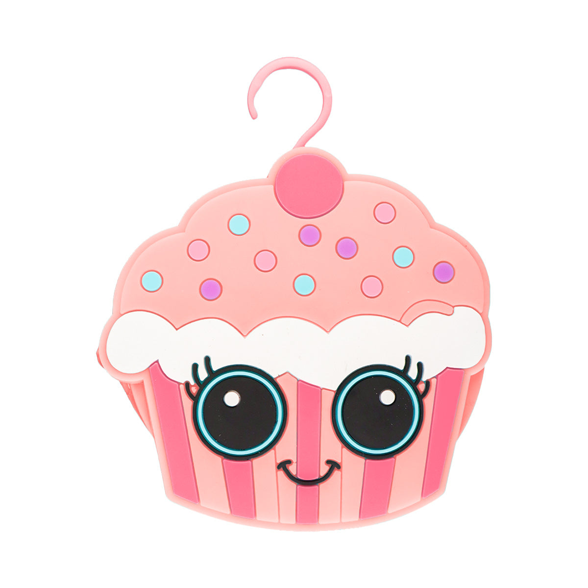Monedero de Silicona en Forma de Cupcake, color Rosa