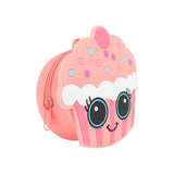 Monedero de Silicona en Forma de Cupcake, color Rosa
