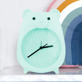 Reloj Despertador en Forma de Oso, color Menta