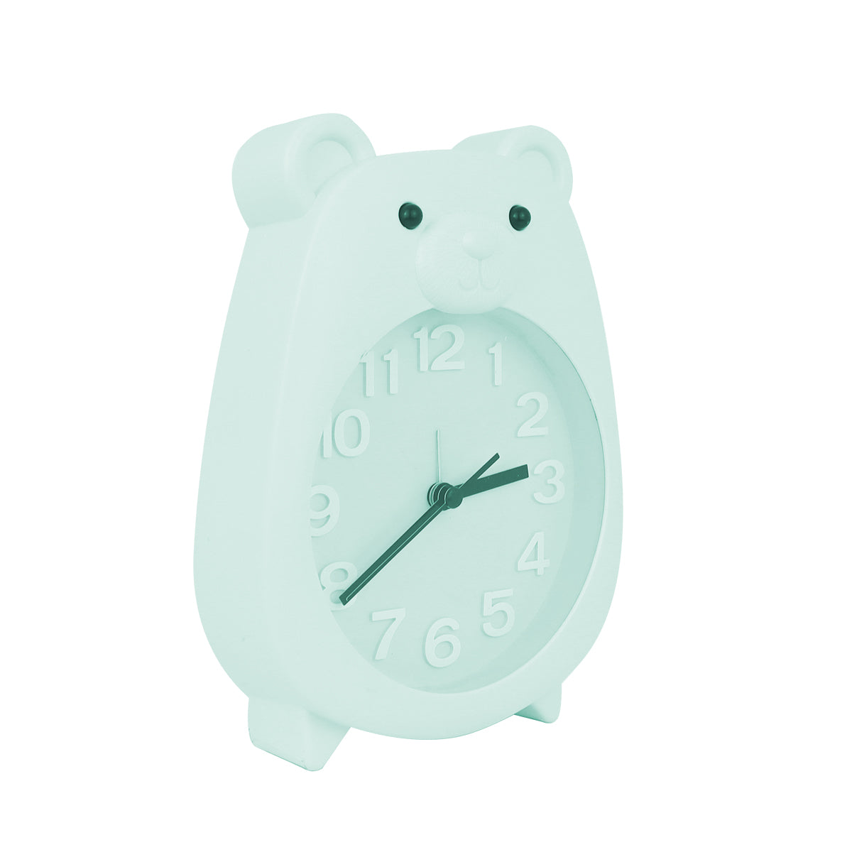 Reloj Despertador en Forma de Oso, color Menta