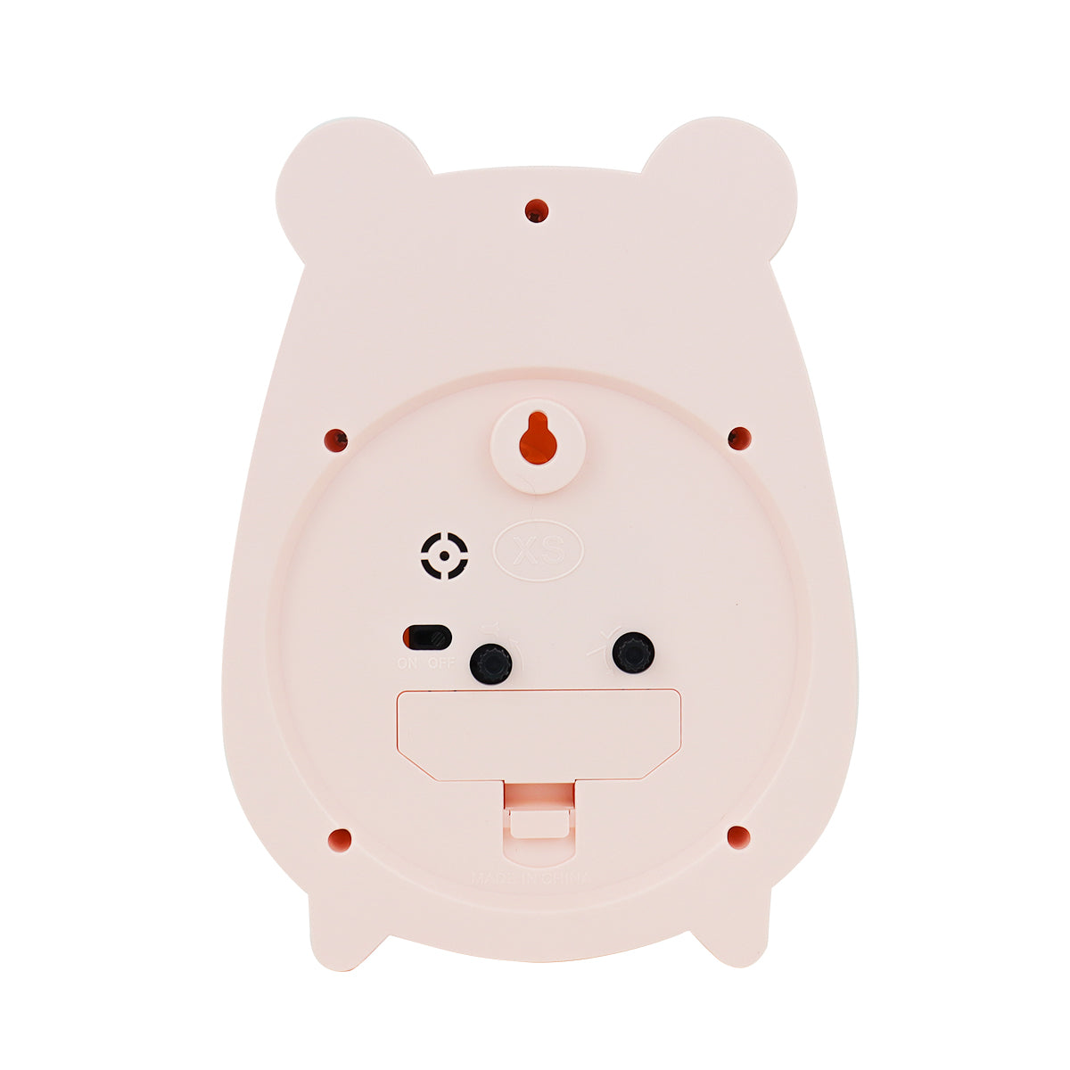 Reloj Despertador en Forma de Oso, color Rosa