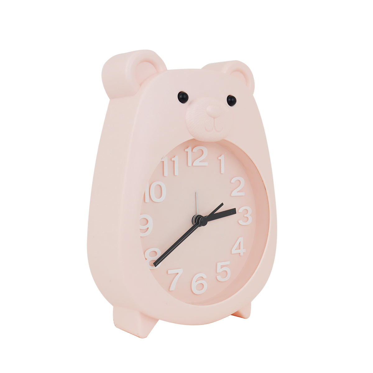 Reloj Despertador en Forma de Oso, color Rosa