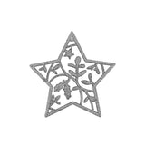 Set de 4 Estrellas Navideñas color Plata