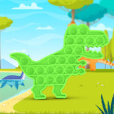 Juguete de Dinosaurio color Verde para Aliviar el EstrÃ©s