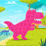 Juguete de Dinosaurio color Rosa para Aliviar el Estrés