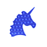 Juguete de Unicornio color Azul para Aliviar el Estrés