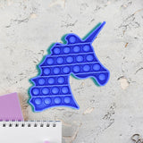 Juguete de Unicornio color Azul para Aliviar el Estrés