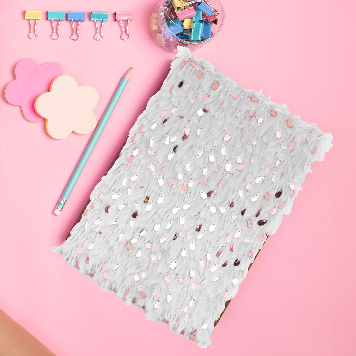 Libreta Jaspeada color Blanco 80H