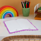 Libreta Jaspeada color Morado 80H