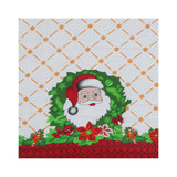 Mantel Navideño con Diseño, Color Blanco, 2x1.5 m