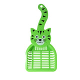 Recogedor de Arena para Gatos, Diseño Tigre, Color Verde