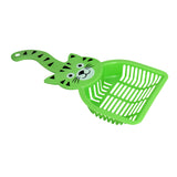 Recogedor de Arena para Gatos, Diseño Tigre, Color Verde