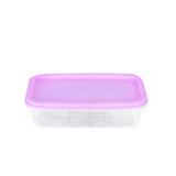 Contenedor Hermético Rectangular 250ml, color Lila