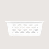 Canasta Rectangular Calada para Almacenamiento, color Blanco