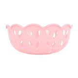 Canasta Calada para Almacenamiento, color Rosa