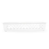 Bandeja Organizadora Rectangular de Plástico, Color Blanco