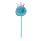 Bolígrafo de Peluche con Coronita Azul