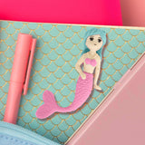 Goma de borrar en forma de Sirena, Color Rosa