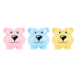 Sacapuntas en Forma de Oso, 3pzas