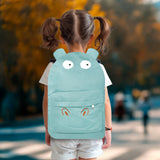 Mochila con Diseño Divertido, Color Verde