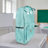 Mochila con Diseño Divertido, Color Verde