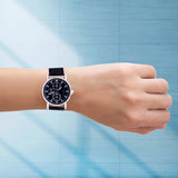 ACTIME Reloj para Dama color Negro con Blanco