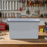 Caja de Plástico Gris, 18 L