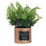 Maceta con Planta Artificial, Frase Dream