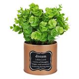 Maceta Dream con Planta Artificial, Color Verde