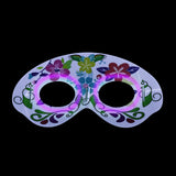 Máscara con Diseño de Catrina Fluorescente color Morado