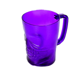 Vaso con Diseño de Calavera para Halloween, color Morado